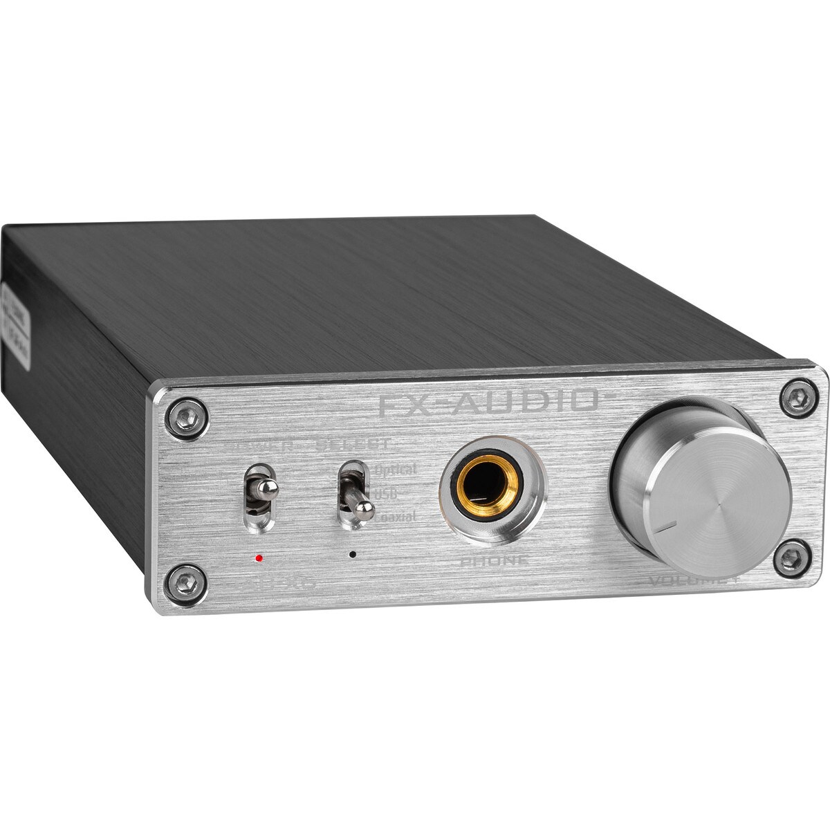 FX Audio DAC-X6 Hi-Fi 24-bit/192 kHz DAC with Headphone Output Silver